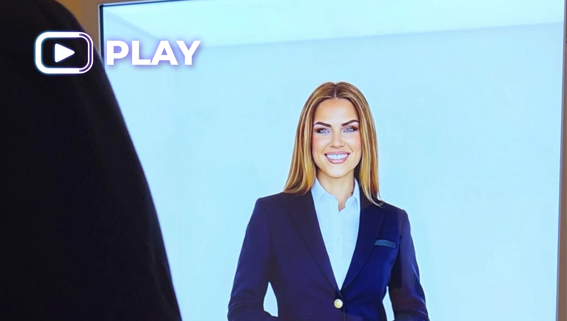 Amira AI hologram avatar video