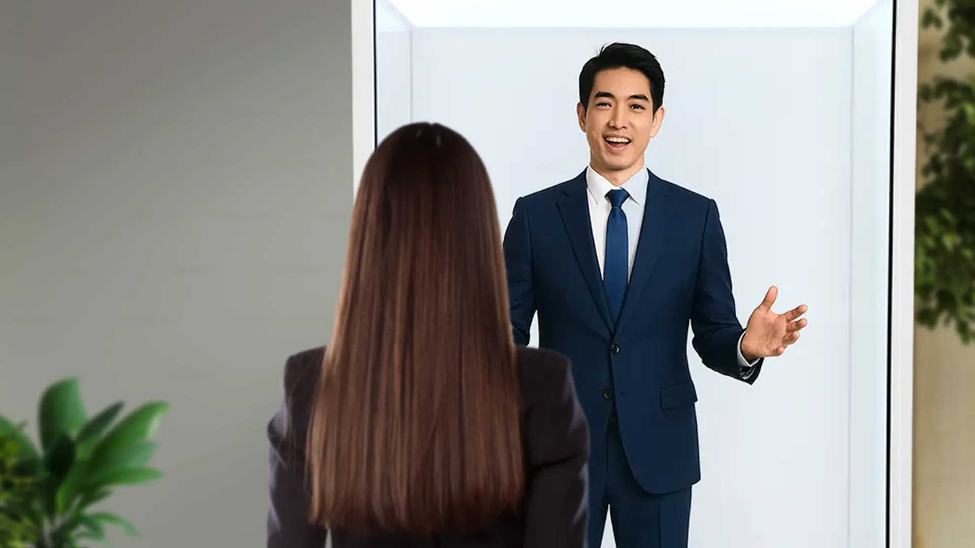 Holographic video call hero image