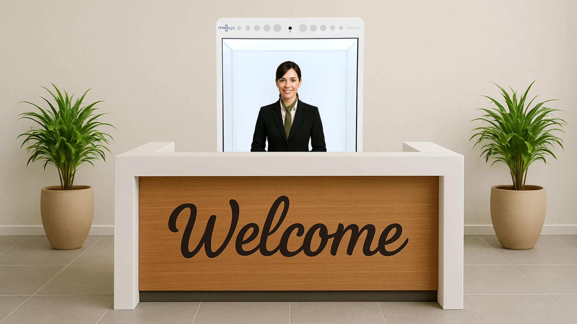 Holographic lobby use case